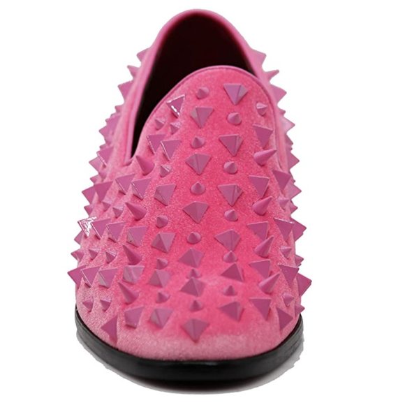 Men's Vintage Spike Dress Loafers Slip On Fashion Shoes Classic Tuxedo Dress sdp - Picture 4 of 7